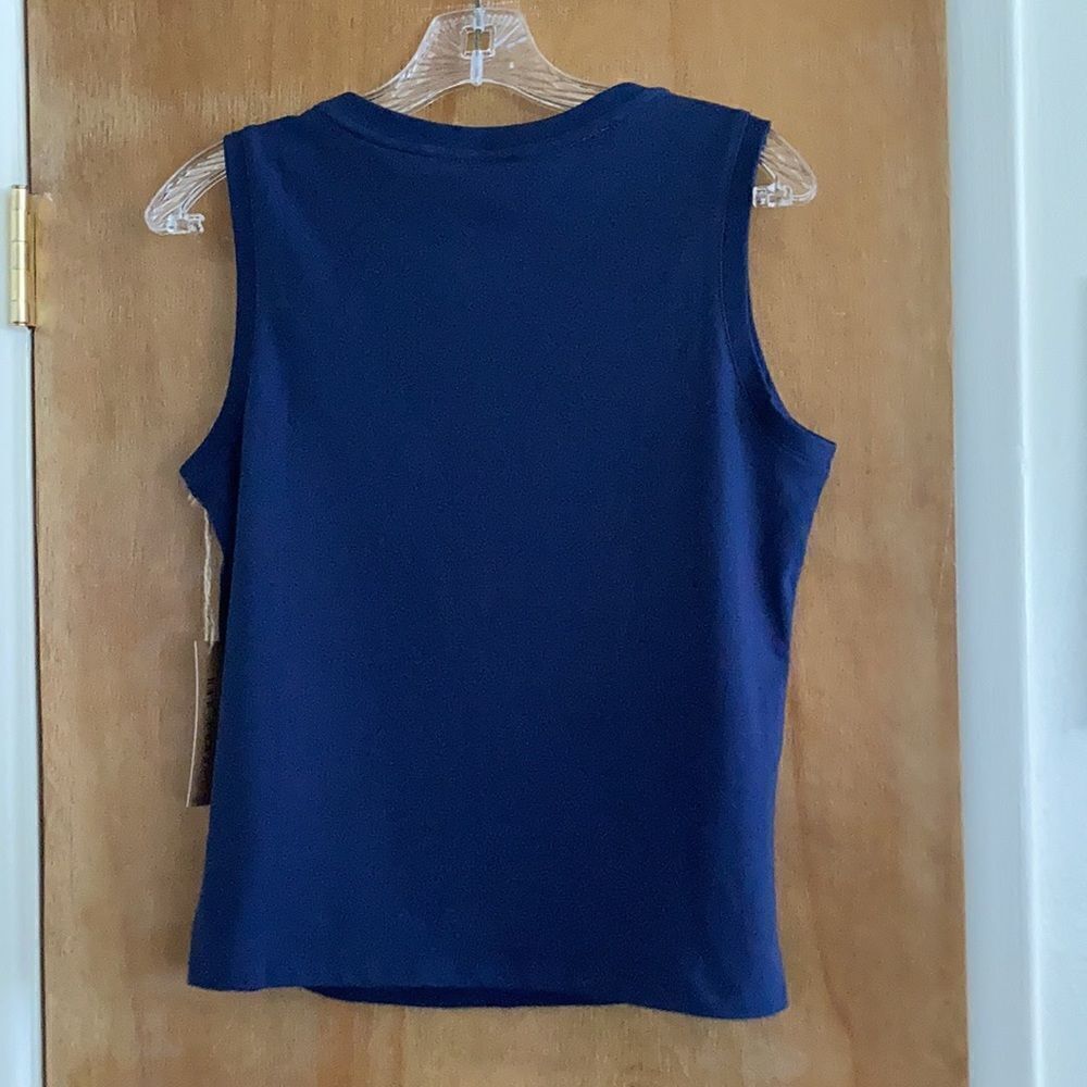 Rae Dunn Sleeveless T-shirt BEACH. - Picture 6 of 6